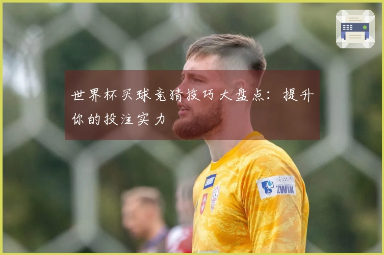 世界杯买球竞猜技巧大盘点：提升你的投注实力